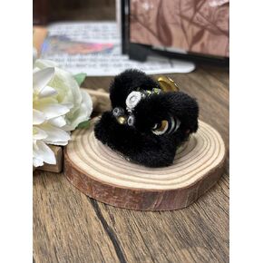 Handcrafted Traditional Chinese Lion Dance Decorations, Realistic and Lifelike, Suitable for Hanging in Cars and as Ornaments. (Black) in Saudi Arabia