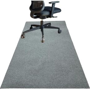 Office Chair Mat for Hardwood 36"x48" Computer Gaming Desk Floor Mat for Rolling Chair Non Slip Floor Protector,Grey