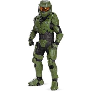 Disguise Boys Halo Master Chief Costume for Kids, Official Halo Infinite Ultra Prestige Costume With Full Armor and Helmet