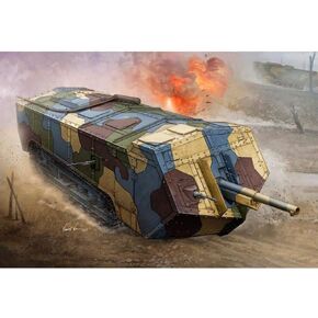 Hobbyboss 83859 1:35 Scale Medium French Saint Chamond Heavy Tank Plastic Model Kit, 41 x 26 x 6 cm