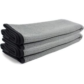 Zwipes Auto 879-12 Professional Microfiber Waffle Drying Towel, 25 in. x 35 in, 12-Pack