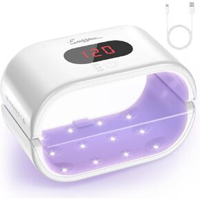 UV Light for Resin, Double-Sided UV Resin Lamp, 2 in 1 & Split Usageable, 360° Coverage & 3 Timer Setting Digital Display Screen, 36W UV Light for Resin Curing