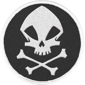 Dark Horse Deluxe The Umbrella Academy: The Kraken Skull Logo 2.5" Patch,Multicolor