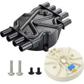 CENTAURUS Compatible with Ignition Distributor Cap and Rotor Kit V8 5.0L 5.7L Replacement for Trucks Vortec Replacement for Rotor DR474 DR331 D303A, DR2031G, 3D1063, 51-4260