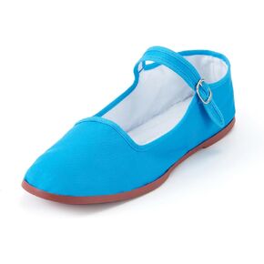 Womens Classic China Flats, Casual China Doll Shoes, Cotton Mary Janes, Chinese Tai Chi Shoes