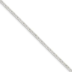 Sterling Silver 2.5mm Byzantine Chain