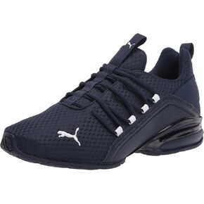 PUMA Men's Axelion Sneaker, Refresh Black-Cool Dark Gray, 9.5