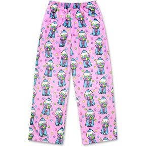 iscream Big Girls Silky Soft Plush Fleece Pants - Candy Land Collection