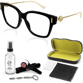 Gucci GG1204O Designer Fashion Eyeglasses Stylish Square Frame Eyewear with Luxury eSHADES Kit - Embrace Sophistication and Elegance