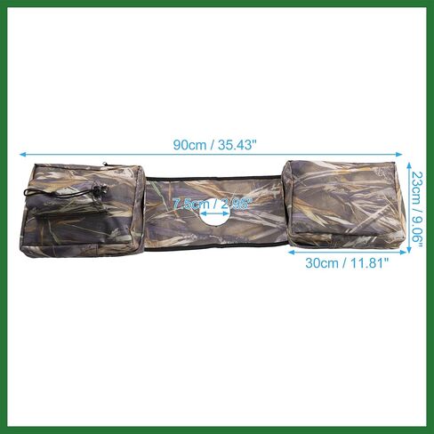 Motoforti 1-Pack Quad ATV 4- Saddlebags Cargo Pouch Storage UTV دراجة نارية خزان الغاز حقيبة السرج لـ Polaris Sportsman 450 570 850 XP 1000 610D Oxford Camouflage طويلة الأمد in Saudi Arabia