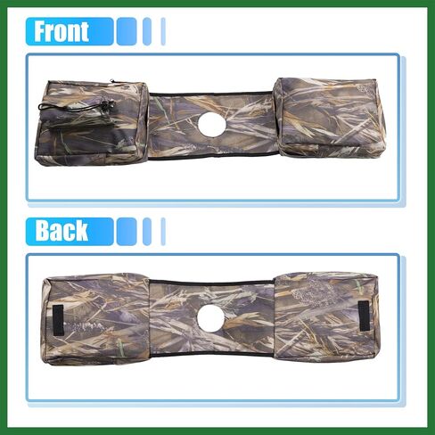 Motoforti 1-Pack Quad ATV 4- Saddlebags Cargo Pouch Storage UTV دراجة نارية خزان الغاز حقيبة السرج لـ Polaris Sportsman 450 570 850 XP 1000 610D Oxford Camouflage طويلة الأمد in Saudi Arabia