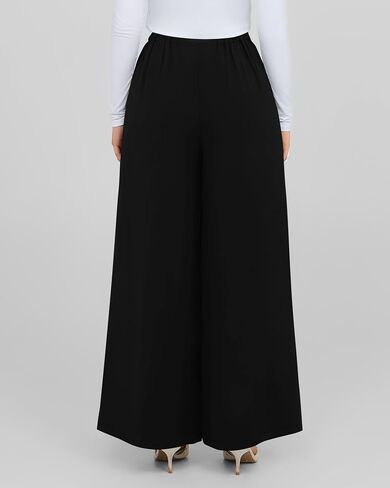 BTFBM Women's Elegant Flowy Dress Pants Front Pleated High Waisted Casual Wide Leg Loose Palazzo Trousers with Pockets in Saudi Arabia