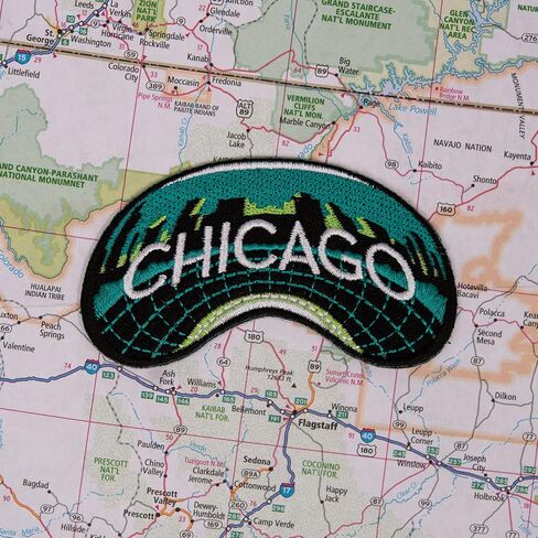 رقعة السفر Vagabond Heart Chicago - تذكار فول شيكاغو in Saudi Arabia