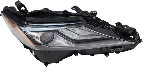 مجموعة المصابيح الأمامية 8115006G30 TO2502300 متوافقة مع جانب السائق 2021 2022 Camry XSE XLE باللون الأسود (يسار) in Saudi Arabia
