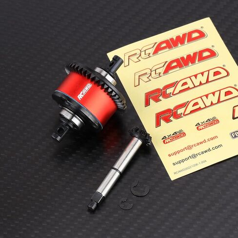 مجموعة RCAWD LMT Center Diff 43T 13T، أكثر متانة بنسبة 30% مع تروس 40CrMo وأجزاء ترقية المحمل التفاضلي الفولاذي #45 لـ Losi 1/8#LOS242034 in Saudi Arabia
