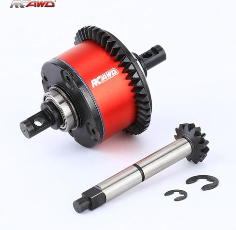 مجموعة RCAWD LMT Center Diff 43T 13T، أكثر متانة بنسبة 30% مع تروس 40CrMo وأجزاء ترقية المحمل التفاضلي الفولاذي #45 لـ Losi 1/8#LOS242034 in Saudi Arabia