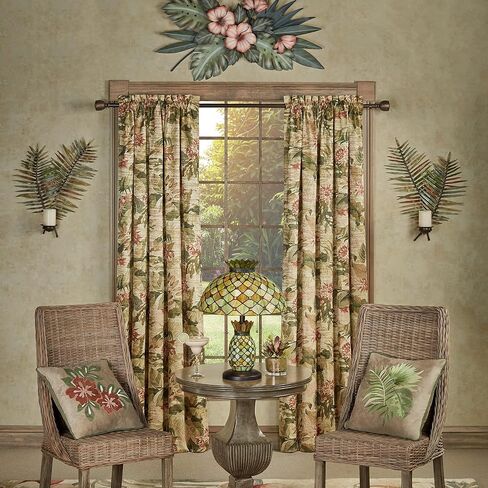 شمعدانات جدارية على شكل أوراق السرخس الاستوائية الغريبة باللون الأخضر مكونة من قطعتين - زوج شمعدان تحت عنوان لغرفة النوم وغرفة المعيشة والمطبخ in Kuwait