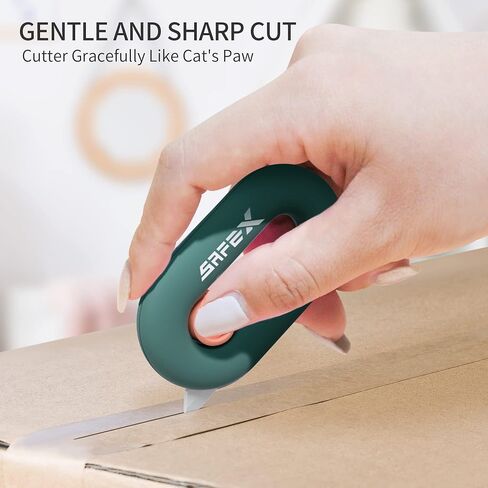4pcs Box Cutter Retractable, Box Opener, Ceramic Box Cutter, Built-In Magnetic, Mini Box Cutter, Safety Box Cutter, Cute Box Cutter, Small Box Cutter For Women, Package Opener, Box Opener Tool in Saudi Arabia