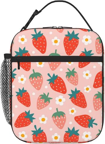 Brown Bear Kids Lunch Box Insulated lunchbox Kids,Reusable Small Bento Lunch Box Lunch Bag for girls boys,Portable Lunch Cooler Tote Bag Cute Toddler Lunch Boxes for Office/School/Picnic in Saudi Arabia