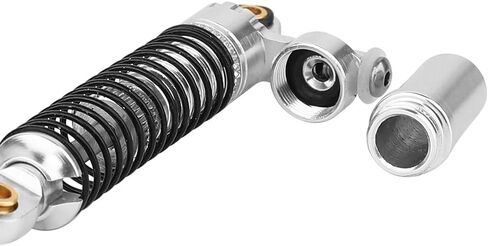 Aluminium 53mm/59mm/66mm/78mm Shocks- Long Threaded Shock Absorber Oil Damper for TRX4M TRX-4M 1/18 RC Crawler Upgrades (red, 53mm) in Saudi Arabia