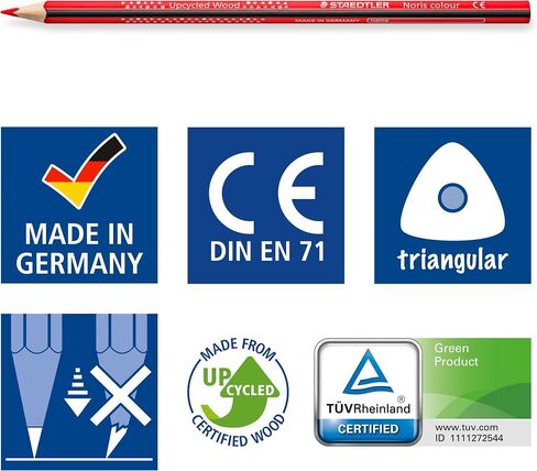 STAEDTLER 185 C24P Noris Colour Pencils - Assorted Colours (Pack of 20 + 4 FREE) in Saudi Arabia