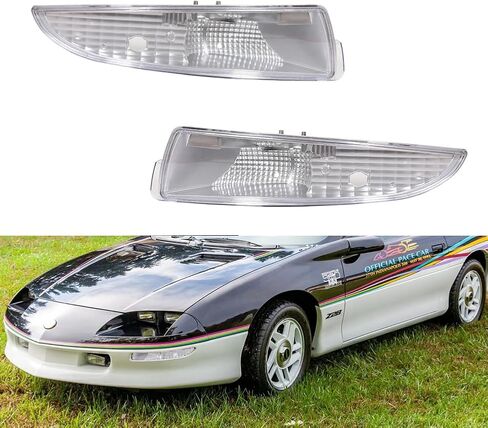 ل 1993 1994 1995 1996 1997 1998 1999 2000 2001 2002 تشيفي كامارو المصد الأمامي إشارة الجانب ماركر الإسكان العنبر عدسة 5978552 5978551 GM2521146 GM2520146 in Kuwait