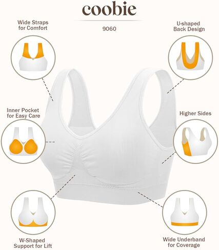حمالة صدر مريحة من كوبي, مالتي, One Size in Kuwait