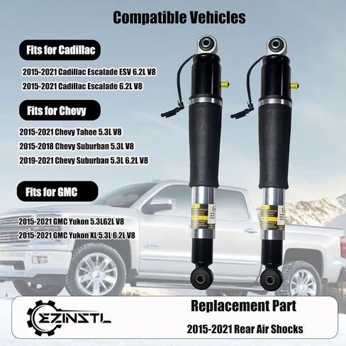 84176631 84977478 Front Shock Absorber Struts Assembly Magnetic Ride Control Suspension electric Automatic For 2015-2021 Cadillac Escalade Chevy Tahoe Suburban Silverado GMC Sierra 1500 Yukon XL in Saudi Arabia