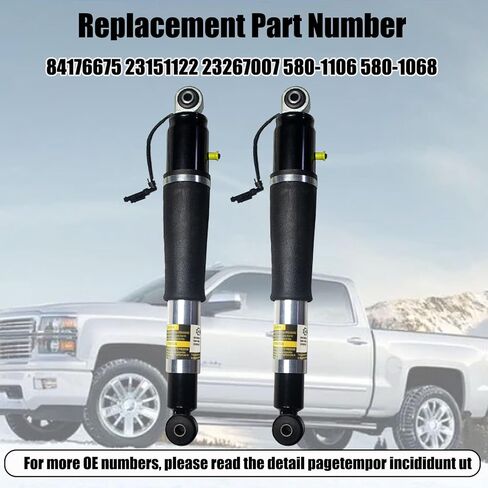 84176631 84977478 Front Shock Absorber Struts Assembly Magnetic Ride Control Suspension electric Automatic For 2015-2021 Cadillac Escalade Chevy Tahoe Suburban Silverado GMC Sierra 1500 Yukon XL in Saudi Arabia