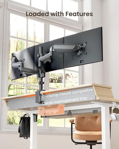 مكتب الوقوف ErGear مع أدراج، مكتب بارتفاع 48 × 30 بوصة قابل للتعديل مع مساحة تخزين، مكتب كهربائي للجلوس، 4 مكتب مكتب منزلي للكمبيوتر مع 4 ذاكرة مسبقًا مع صينية إدارة الكابلات، أسود in Saudi Arabia