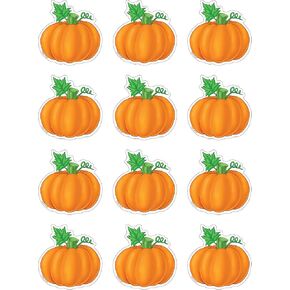 Teacher Created Resources Mini Accents, Pumpkins (5129),Orange