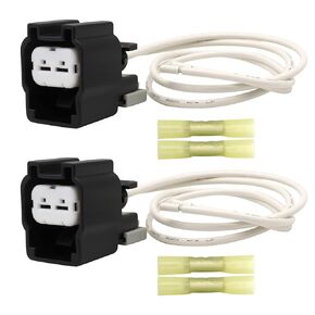 SecosAutoparts PT2188 2Pcs Engine Cooling Fan Motor Connector Replace# 88988506 Compatible with PontiacTorrent 2007-2009 for Chevrolet Equinox 2006-2009 Compatible with Suzuki 2007-2009