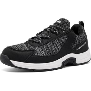 alcubieree OTR Mens Walking Shoes Diabetic Orthopedic Sneakers for Plantar Fasciitis