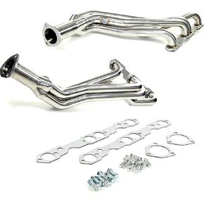 Longtube Exhaust Headers 1-5/8 for Chevy GMC 1988-1999 C1500 C2500 K1500 K2500 SBC 305 350 5.0L 5.7L V8 2WD & 4WD