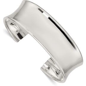 IceCarats 925 Sterling Silver 20mm Cuff Bangle Bracelet