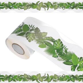 uxcell Bulletin Board Borders, 65.6Ft x 2.75Inch Rolled Classroom Border Trim Notice Board Frame for Classroom Decoration, Leaf