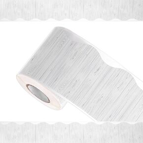 uxcell Bulletin Board Borders, 65.6Ft x 2.75Inch Rolled Classroom Border Trim Notice Board Frame for Classroom Decoration, White Wood