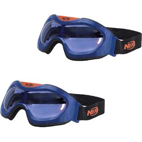 نظارات Nerf Elite Goggles، نظارات تكتيكية شفافة/واضحة مقاومة للصدمات، للاستخدام الناسف - ابق مستعدًا ومحميًا للمعركة - مقاس واحد يناسب الجميع in Kuwait