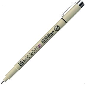 SAKXSDK0849 Micron Pen,Waterproof/Fade Resistant,0.50mm Point,Black.