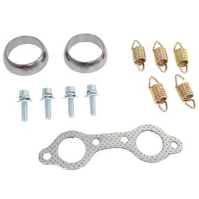 Exhaust Manifold Gasket Seal Spring Rebuild Kit Exhaust Muffler Gasket Spring Tools Compatible with Polaris Sportsman MV7 600 700 800 2002-2006 Frontier 2002-2005 Replace 3610047 5811511
