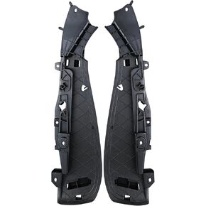 Front Seat Side Bracket Plastic Track Rail Cover Compatible with 2013-2023 BMW 5 6 7 Series Replaces 52107317458 52107317459 Left Right Side