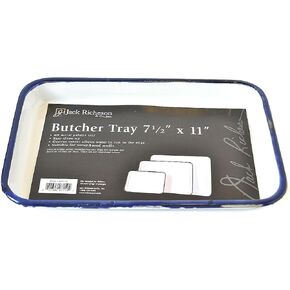 Jack Richeson Butcher Tray Palette, 7 x 11 in, Porcelain On Steel, White -