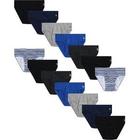 U.S. Polo Assn. Men’s Underwear – Low Rise Briefs with Contour Pouch (14 Pack)