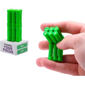 Original Stimagz 12 Pack - Fidget Toy for Adults | Magnetic Fidget | Reduces Stress & Anxiety | ADHD & Autism Friendly | Channels Focus | Small, Portable Design (Forest Green)