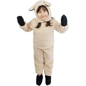 Toddlers Boy Girl Wooly Sheep Costume Little Lamb Costume for Kids Halloween Christmas Outfits
