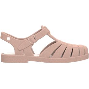 Melissa Possession Jelly Sandal for Women - The Iconic 90s Original Jelly Shoe, Fisherman’s Sandal with Adjustable Strap and Side Buckle, Black, 8