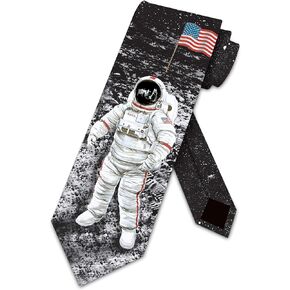 Three Rooker Astronaut Ties Moon Landing Necktie