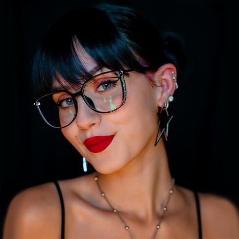 Zeelool Blue Light Blocking Glasses, TR90 Cat Eye Glasses Frame for Women with Non-prescription Lens Rodz ZJGT548130 in Saudi Arabia