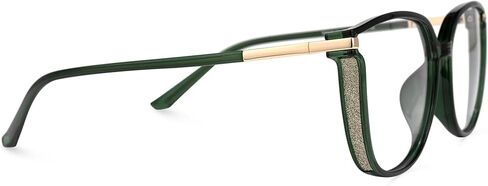نظارات Zeelool الزرقاء لحجب الضوء، إطار نظارة عين القطة TR90 للنساء مع عدسات بدون وصفة طبية Rodz ZJGT548130 in Saudi Arabia
