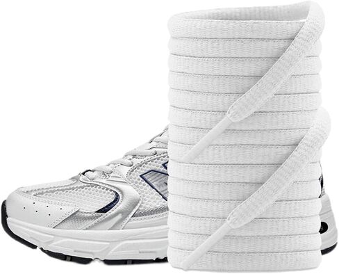 UamGlsob Oval Shoe Laces for New Balance Sneakers, 1/4"(6mm) Shoelaces Strings Replacement for Lace-up Walking Running Shoes in Kuwait